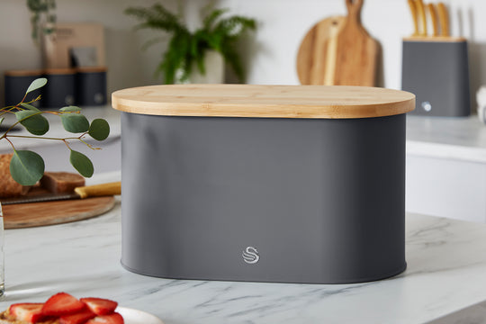 Swan Nordic Bread Bin & Cutting Board