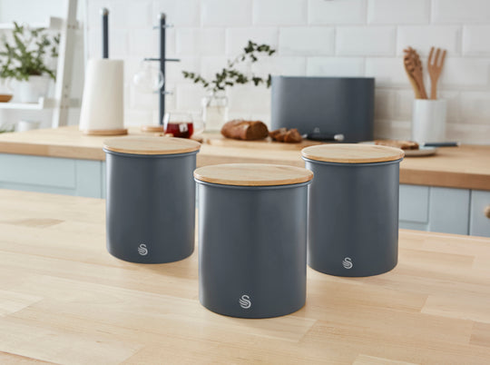 Swan Nordic Set of 3 Cannisters