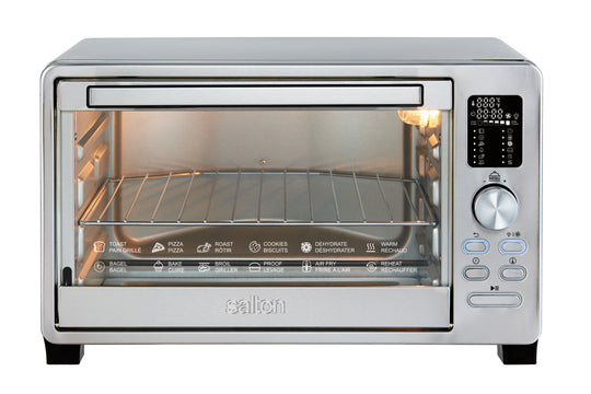 Four grille-pain à convection numérique Salton ConvectiFry avec friture à l'air libre - 23 L/ 24 QT