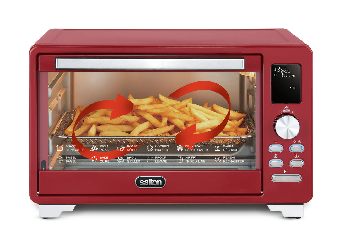 Salton NuRetro Digital Air Fryer Toaster Oven