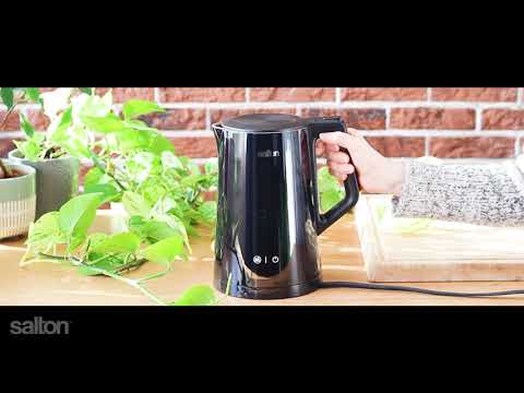 Bouilloire à contrôle de température numérique Salton Cool Touch - 1,5 L