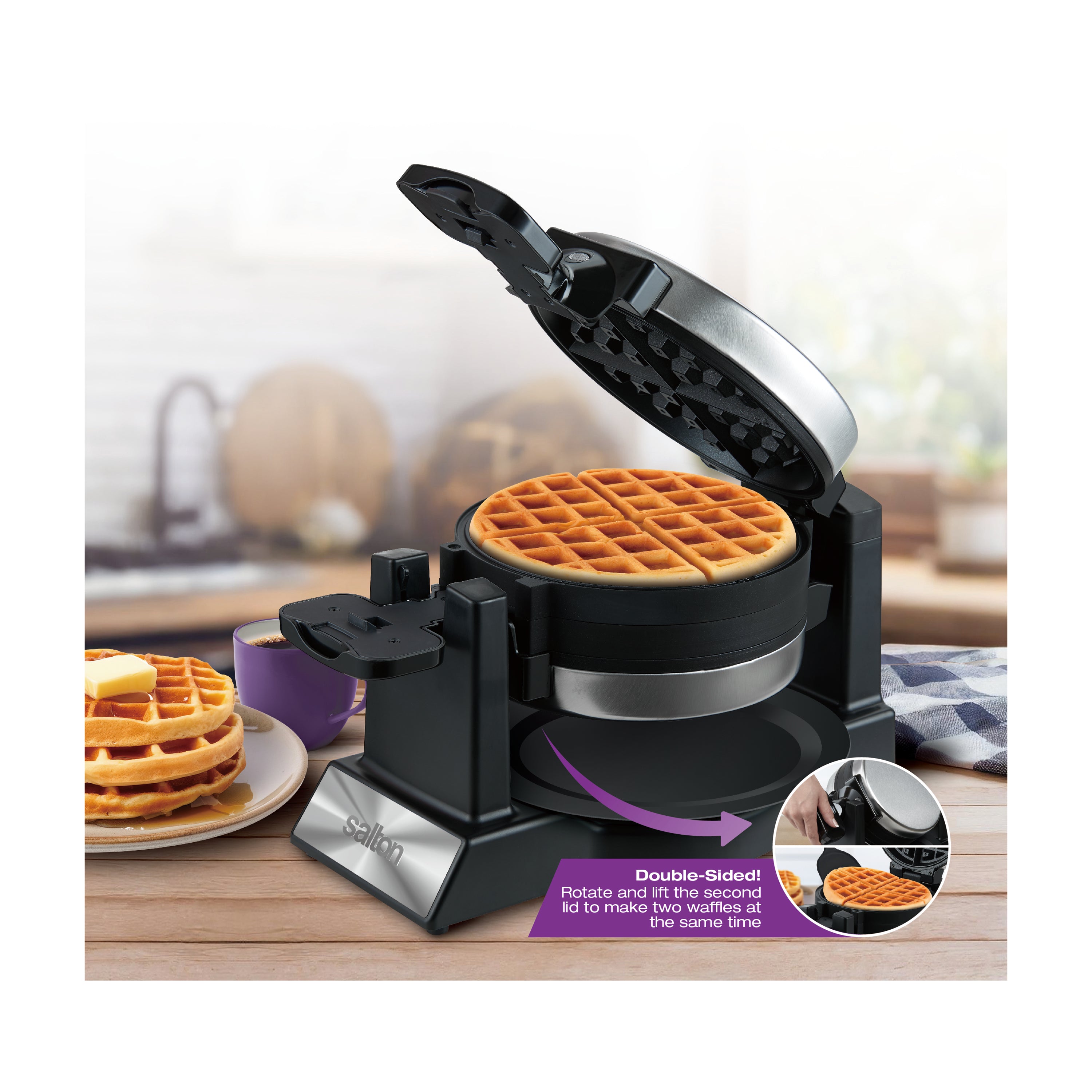 Salton Waffle Maker - Thumbnail 2
