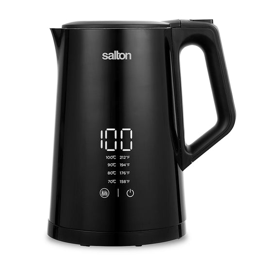 Bouilloire à contrôle de température numérique Salton Cool Touch - 1,5 L