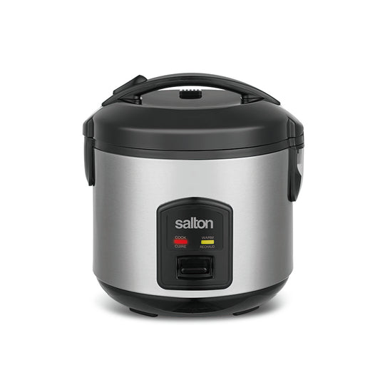 Cuiseur à riz automatique Salton avec cuiseur vapeur – Capacité de 8 tasses