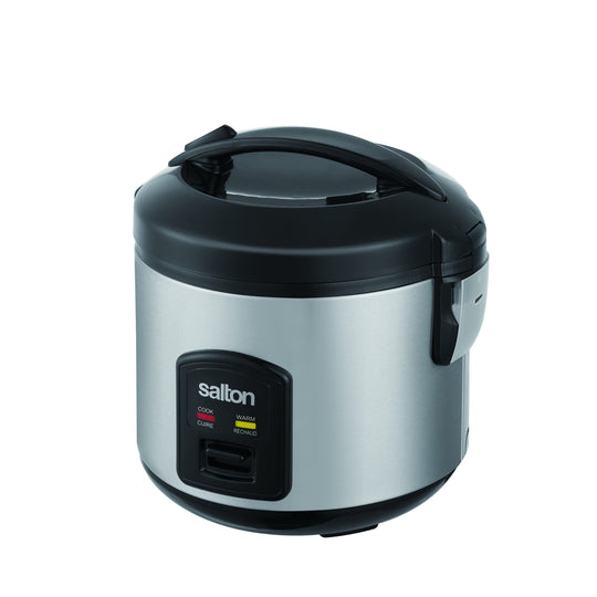 Cuiseur à riz automatique Salton avec cuiseur vapeur – Capacité de 8 tasses