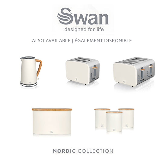 Swan Nordic Bread Bin & Cutting Board